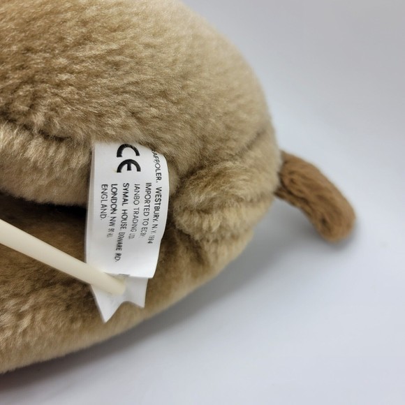 Vintage 1994 Plush Brown Tan Puppy Dog Raffoler Wrinkles Stuffed Animal Toy - Picture 6 of 8